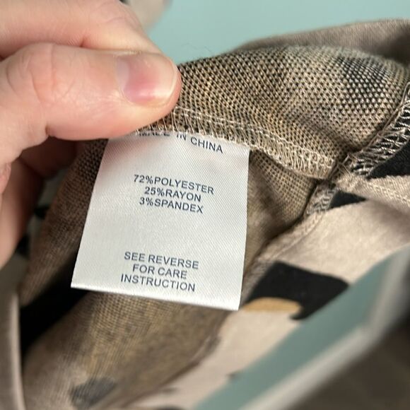 Tyler Boe Animal Print Ruffle Neck Dress - Picture 5 of 8